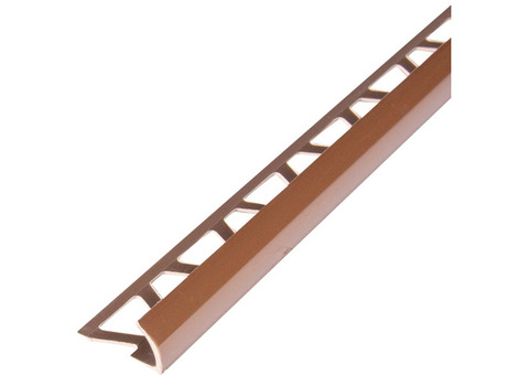Профиль для плитки наружный Ideal коричневый 24 мм