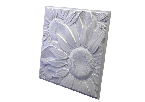 Дизайнерская 3D панель из гипса Artpole Sunflower 500х500 мм