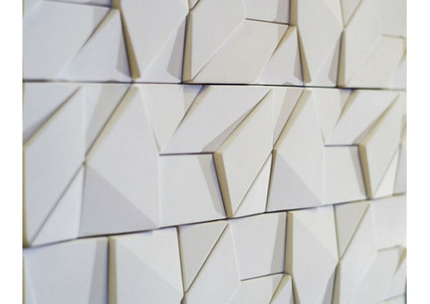 Дизайнерская 3D панель из гипса Artpole Origami 259x128 мм