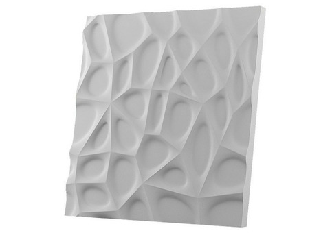 Дизайнерская 3D панель из гипса Artgypspanel Паутина 500х500 мм