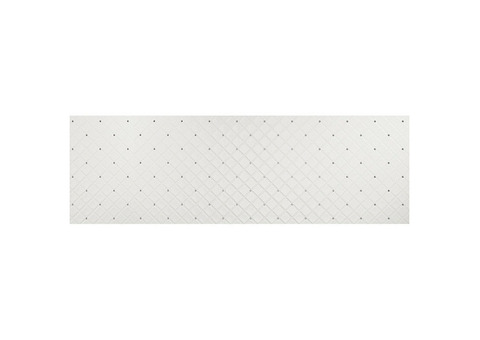 Стеновая панель Sibu Leather Line Cristal Rombo 85 Bianco Silver 2612х1000 мм самоклеящаяся