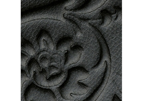 Стеновая панель Sibu Leather Line Floral Black 2612х1000 мм самоклеящаяся