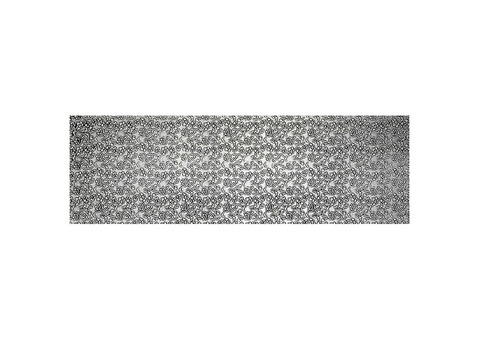 Стеновая панель Sibu Leather Line Floral Black Silver 2612х1000 мм самоклеящаяся