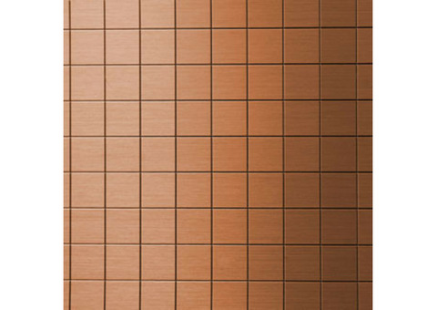 Стеновая панель Sibu Multistyle Copper Brushed Diamond 10x10 2600х1000 мм самоклеящаяся