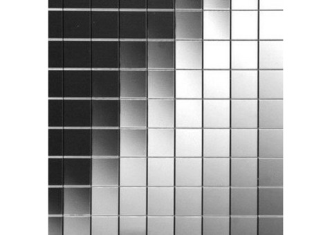 Стеновая панель Sibu Multistyle Silver Diamond 10x10 2600х1000 мм самоклеящаяся