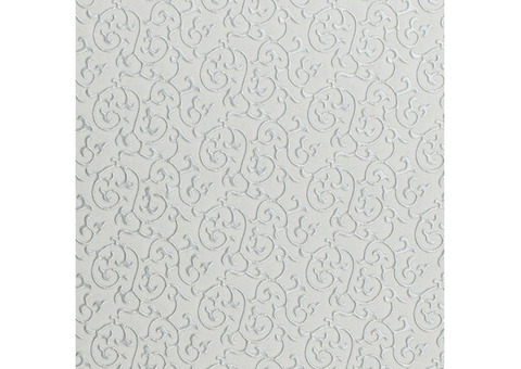 Декоративная панель МДФ Deco Лоза белый и серебро 101 2800х390 мм