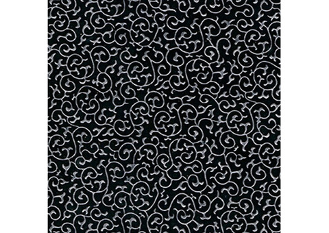 Декоративная панель МДФ Deco Лоза черный и серебро 104 2800х640 мм