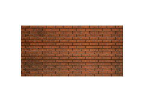 Стеновая панель МДФ Акватон Кирпич красно-коричневый с тиснением 2440х1220 мм