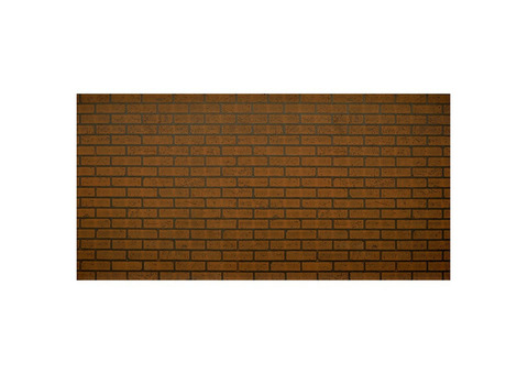 Стеновая панель МДФ Акватон Кирпич темный с тиснением 2440х1220 мм