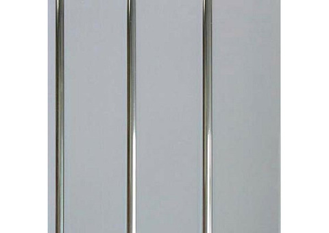 Панель ПВХ трехсекционная Олимпия хром 3000х240 мм