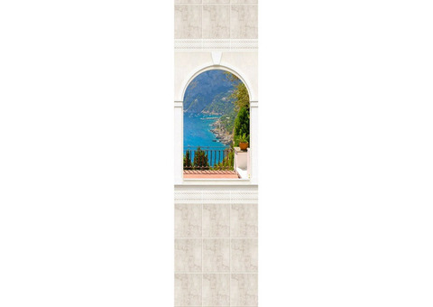 Стеновая панель ПВХ Novita Панорамы 3D Триумф №10 узор 2700х250 мм