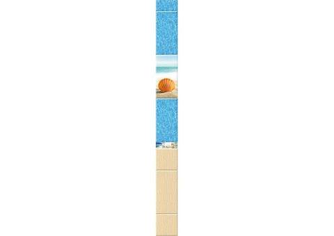 Стеновая панель ПВХ Век Песчаный берег Ракушка 2700х250 мм