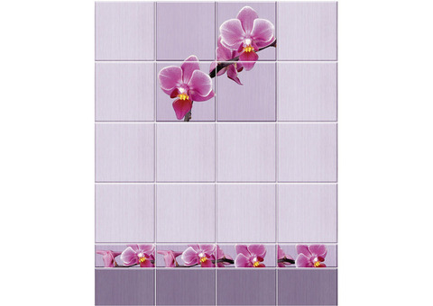 Стеновая панель ПВХ Кронапласт Unique Орхидея 2700х250 мм