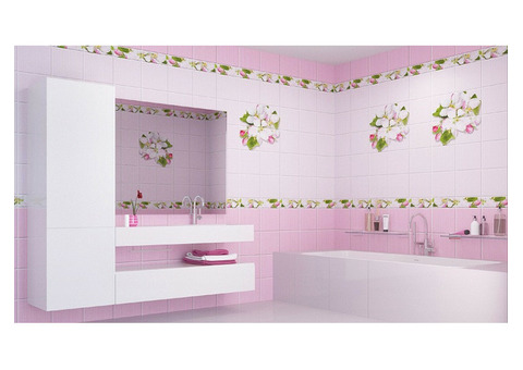 Стеновая панель ПВХ Кронапласт Unique Яблоневый цвет розовый 2700х250 мм