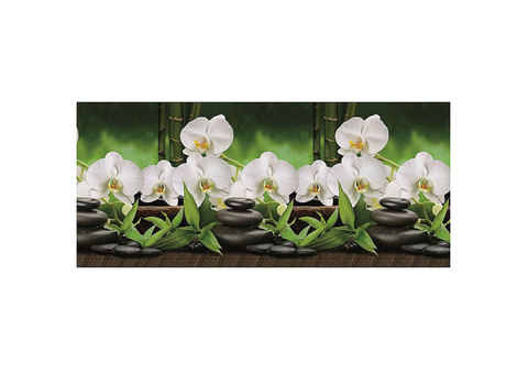 Фартук кухонный пластиковый Фартукофф Белая орхидея 3000х600х1,5 мм