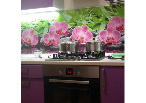 Фартук кухонный пластиковый Фартукофф Орхидеи 3000х600х1,5 мм