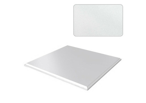 Потолок кассетный Cesal Art Жемчужно-белый C01 ЗС К45 300х300 мм