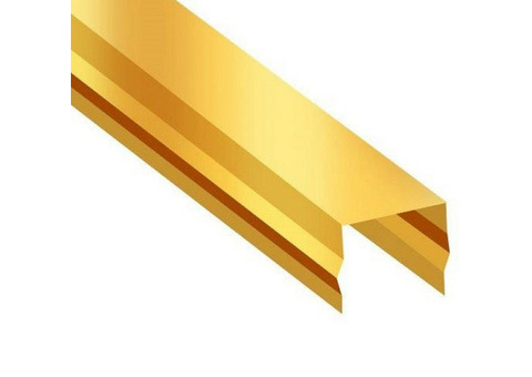 Раскладка для реечного потолка Албес ASN золото 3000 мм