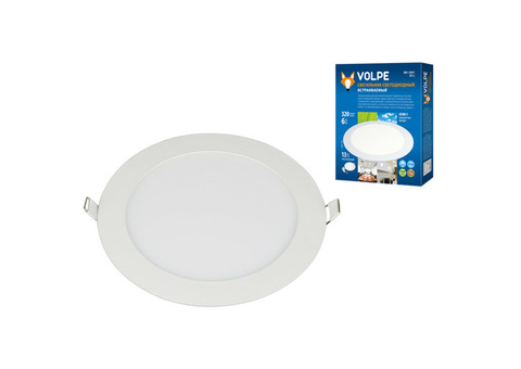 Светильник светодиодный встраиваемый Volpe ULP-Q203 R120-6W/WW White