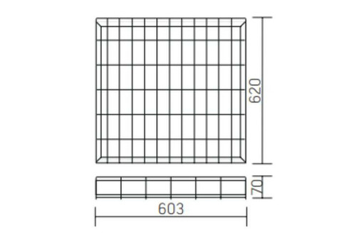 Светильник светодиодный Varton S070 2.0 V1-E0-00024-01PR0-4004240 с призматическим рассеивателем 42 ВТ 4000 K