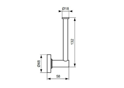 Держатель запасного рулона туалетной бумаги Ideal Standard IOM A9132AA