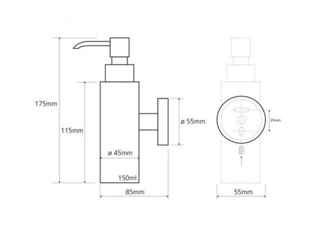 Дозатор для жидкого мыла Bemeta Neo 104109015