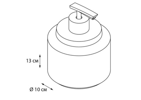 Дозатор для жидкого мыла Fixsen Coin FX-250-1