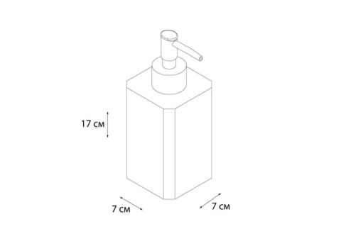 Дозатор для жидкого мыла Fixsen Dony FX-232-1