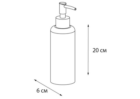 Дозатор для жидкого мыла Fixsen Tropic FX-0882E-1