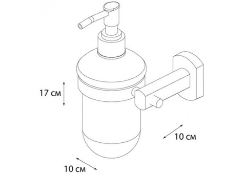 Дозатор для жидкого мыла Grampus Coral GR-7012