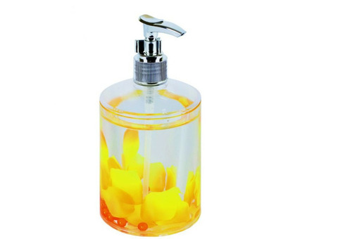 Дозатор для жидкого мыла Аквалиния оранжевые лепестки