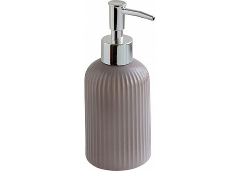 Дозатор для жидкого мыла Аквалиния Плиссе серый матовый CE1610SA-LD
