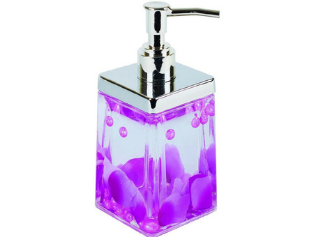 Дозатор для жидкого мыла Аквалиния фиолетовые лепестки