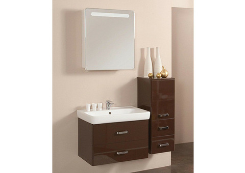 Мебель для ванной комнаты Акватон Америна 70 темно-коричневая
