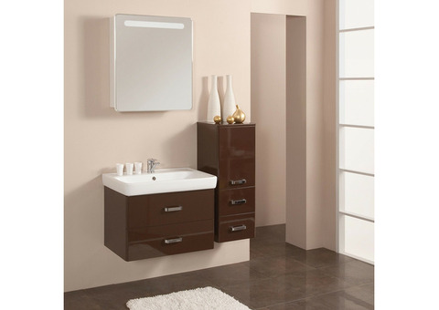 Мебель для ванной комнаты Акватон Америна 80 темно-коричневая