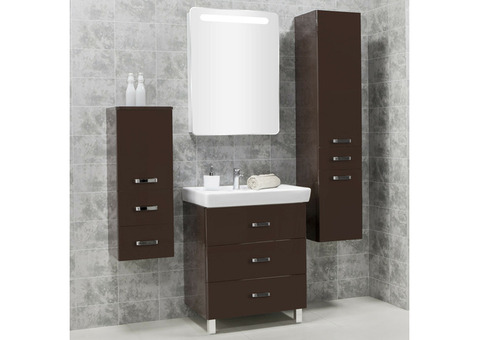 Мебель для ванной комнаты Акватон Америна М 70 тёмно-коричневая