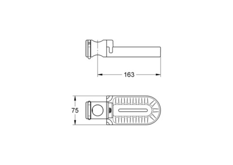 Мыльница Grohe Relexa Plus 28631000 для душевых штанг 28620 и 28621