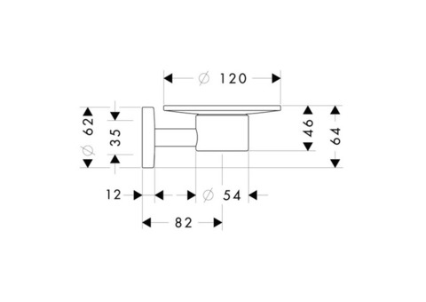 Мыльница подвесная Hansgrohe Logis 40515000