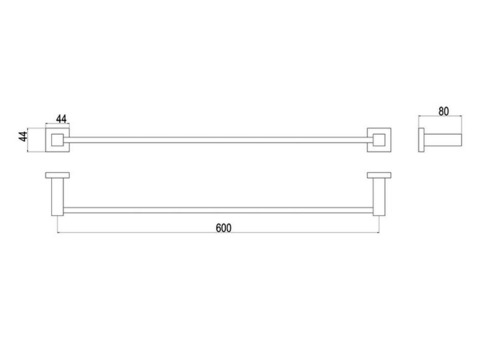 Полотенцедержатель Timo Selene 10053/00 chrome