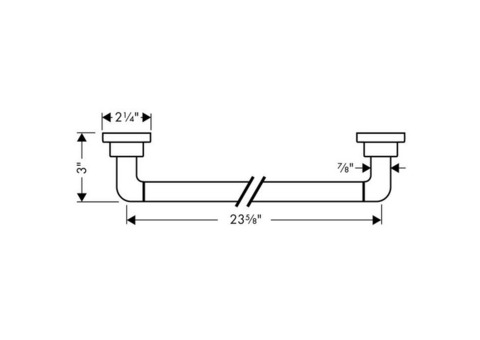 Полотенцедержатель Hansgrohe Axor Citterio 41760000