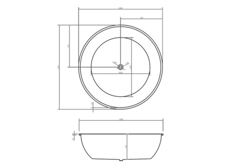 Ванна акриловая Abber AB9279 150х150 см