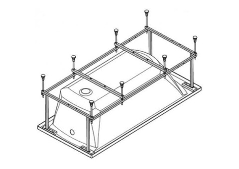 Монтажный комплект Santek Монако XL 1WH112422 645 160х75