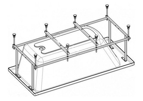 Монтажный комплект для ванны Roca BeCool ZRU9302853 170х80 см