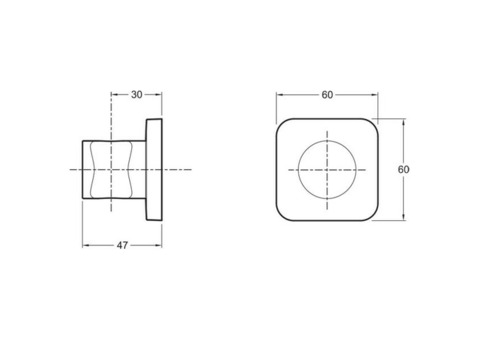 Держатель для душа Jacob Delafon Modulo 8464D-CP