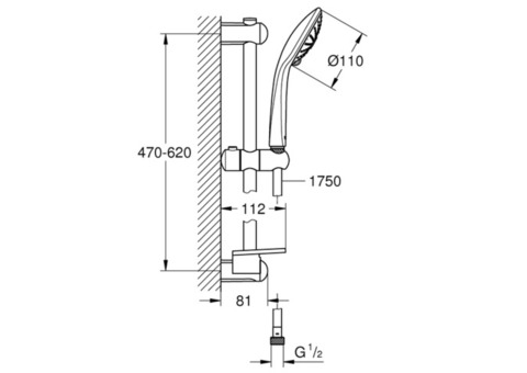 Душевой гарнитур Grohe Euphoria 27232001