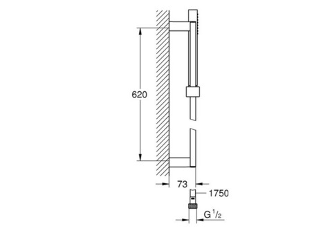 Душевой гарнитур Grohe Euphoria Cube+ Stick 27891000