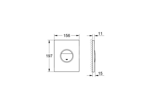 Клавиша смыва Grohe Nova Cosmopolitan 38765000