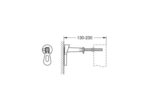 Монтажный уголок Grohe Rapid SL 3855800M