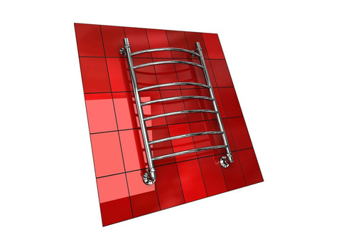 Полотенцесушитель водяной Двин L 1-1/2 дюйма 800х500 мм полированный