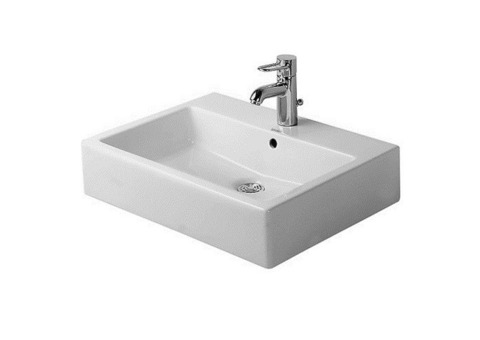 Раковина накладная Duravit Vero 044560 нешлифованная 600х470 мм